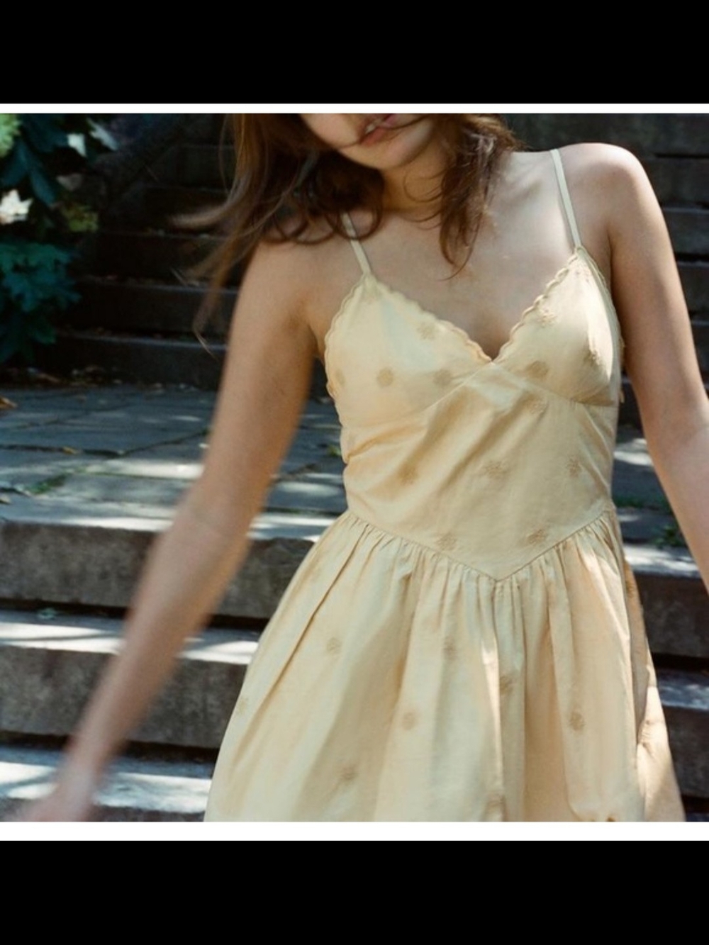 ZARA Sundress Soft Yellow